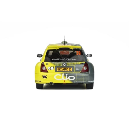 Otto Mobile 1/18 Renault Clio 2 Super 1600 Rally Monte Carlo 2004 N. Bernardi / D.Giraudet