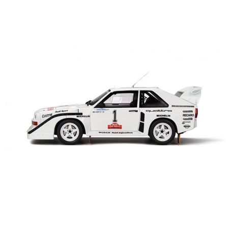 1/18 Audi Sport quattro S1 Olympus Rally 1985  No.1 Driver: H. Mikkola
