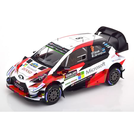 IXO 1/18 Toyota Yaris WRC Team Toyota Gazoo Racing No.5 Rally Sweden 2019 K.Meeke / S.Marshall