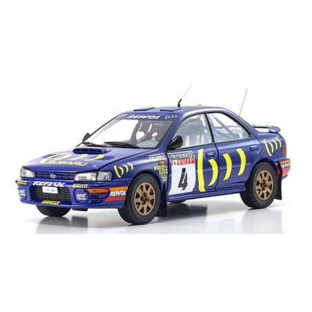 Kyosho 1/18 Subaru Impreza 555, Winner Rally RAC, No.4, 1994, Colin McRae/ Derek Ringer