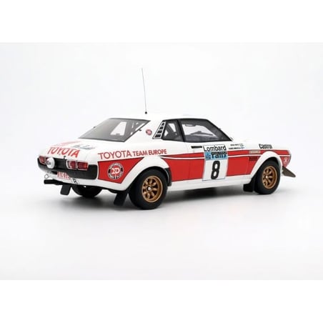 Otto Mobile 1/18 Toyota Celica RA21 Rally Europe (RAC) No.8 Hanny Mikkola / Arne Hertz 1977