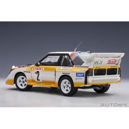 1:18 Audi Sport Quattro S1 Rally Monte Carlo 1986 W. Röhrl/C. Geistdörfer No.2
