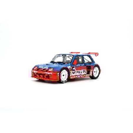 Otto Mobile 1/18 Renault 5 Super Production White 1987 Jean Louis Bousquet