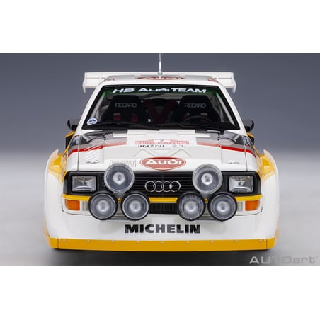 1:18 Audi Sport Quattro S1 Rally Monte Carlo 1986 W. Röhrl/C. Geistdörfer No.2