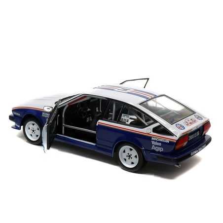 1:18 Alfa Romeo GTV6- 3rd Tour De Corse Rallye 1986-No.14- Drivers: Y. Loubet / JM. Andrie (Solido)