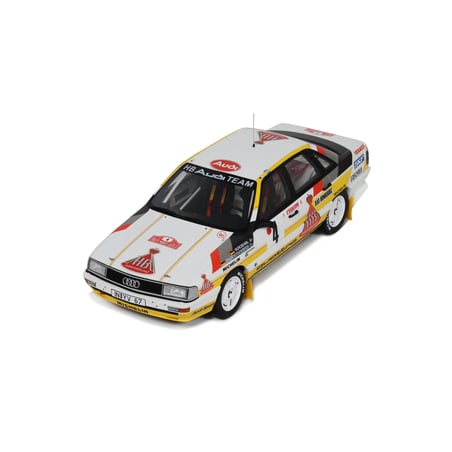 Otto Mobile 1/18 Audi 200 Quattro No.4, 3rd Rallye Monte Carlo Walter Röhrl, Christian Geistdörfer 1987