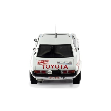 IXO 1/18  Toyota Celica 2000 GT (RA21) No.8 Rally RAC  H.Mikkola - A.Hertz 1977