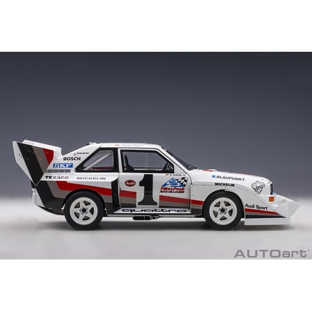 Autoart 1/18 Audi Sport Quattro S1 Pikes Peak 1987 Winner W.Röhrl Νο.1