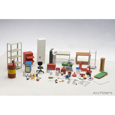 Autoart 1/18 Garage kit set (version 1)
