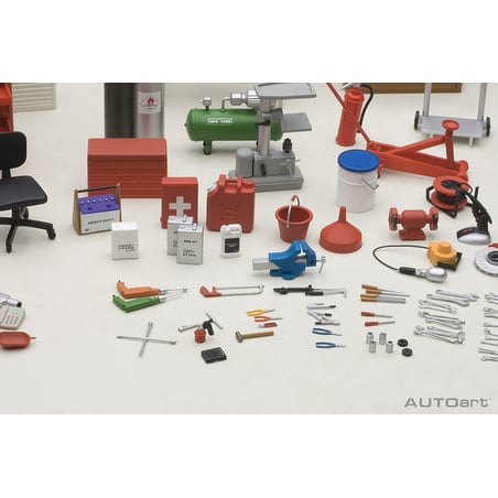 Autoart 1/18 Garage kit set (version 1)