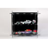Atlantic Case 1/18 Premium Deluxe Acrylic Display Case Multicase 2x1 for Wall mount or Desk-top stand