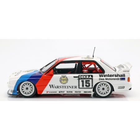 1/18 BMW M3 E30 Winner DTM 1989 No.15 Warsteiner Driver: Roberto Ravaglia (Minichamps)