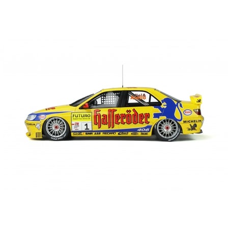 Otto Mobile 1/18 Peugeot 406 Super Tourenwagen Cup, No.1, 1997, Jaune L.Aiello 1997 STW