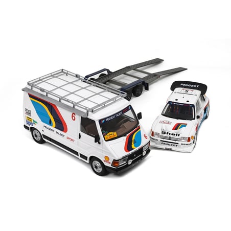 Otto Mobile 1/18 Pack Peugeot 205 T16 EVO 2 Tour de Corse 1986