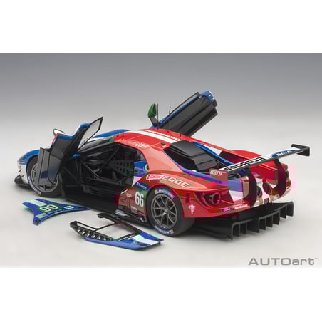 Autoart 1/18 Ford GT Le Mans 2016 No.66 B.Johnson/S.Mucke/O.Pla