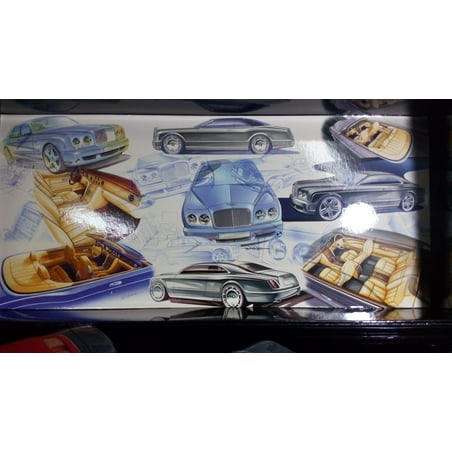 Minichamps 1/43 Set of 3 Bentleys: Bentley Azure/Bentley Arnage T/Bentley Brooklands- Limited Designer Edition