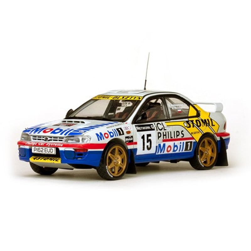 1:18 Subaru Impreza 555 No.15 RALLY RAC LOMBARD 1997 Drivers K.HOLOWCZYC - M.WISLAWSKI