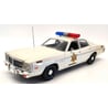 Greenlight 1/18 Dodge Coronet Police Car from the Dukes of Hazzard, Sheriff Rosco Purvis Coltrane 1975