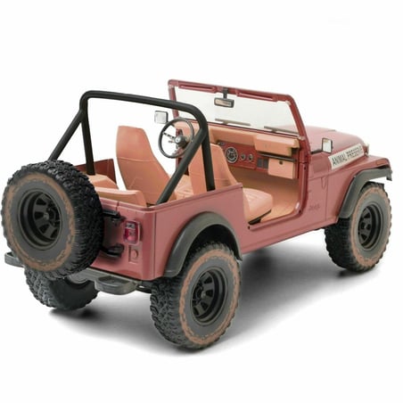 Greenlight Collectibles 1/18 Jeep  CJ-7 Open "ANIMAL PRESERVE" 1995 The A-Team