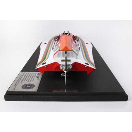 BBR 1/18 Molinari 4 Punti Motorboat 1980 with Ferrari engine