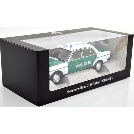 Norev Dealer Pack 1/18 Mercedes Benz 200 Polizei W123 1980-1985