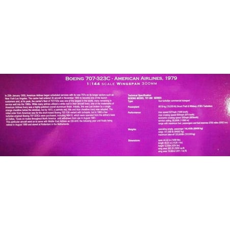 Corgi 1:144 Boeing 707-323C American Airlines 1979