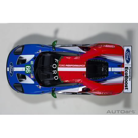 Autoart 1/18 Ford GT Le Mans 2016 No.66 B.Johnson/S.Mucke/O.Pla