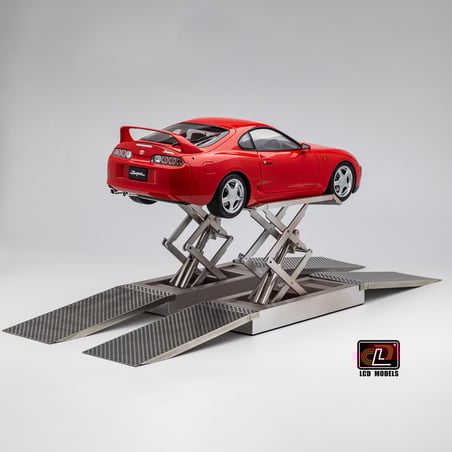 LCD Models 1/18 Toyota Supra MKIV (A80) Coupe 1993 (Car lift and key fob included)