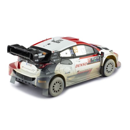 IXO 1/18 Toyota GR Yaris Rally 1, No.69, Safari Rally 2023, K.Rovanpera / J.Halttunen (with dirt effects)