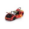 Bburago De Luxe Edition 1/18 Ferrari SF90 Stradale Hybrid 1000hp No.50 24hrs Le Mans Livery with Showcase