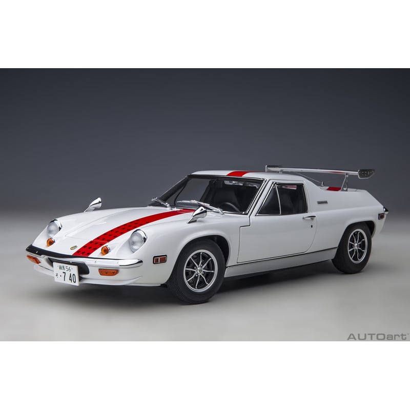 Autoart 1/18 Lotus Europa Special Comic Series 1975-1979 & Movie 1977  “The Circuit Wolf”(Circuit no Ōkami) Driver Yuya Fubuki
