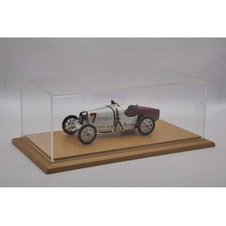Atlantic Case 1/18 Molsheim Premium Acrylic Display Case with Linden Color and Wood Base