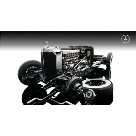 Bauer 1/12 Mercedes Benz 500 K Spezial Roadster  1934