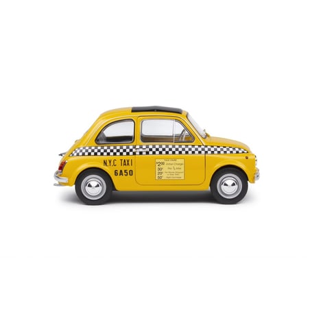 Solido 1/18 Fiat 500 TAXI NYC 1965