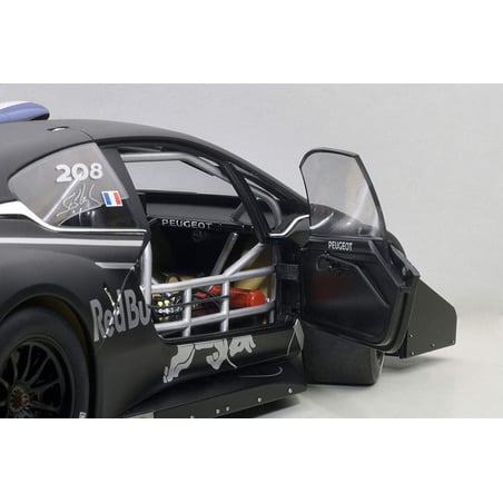 Autoart 1/18 Peugeot 208 T16 Pikes Peak Presentation Car, Red Bull 2013 Sebastian Loeb