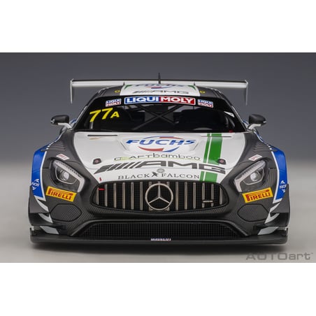 Autoart 1/18 Mercedes AMG GT3 Team Craft Bamboo Black Falcon Bathurst 12H 2019 No.77A M.Engel/L.Stolz/G.Paffett