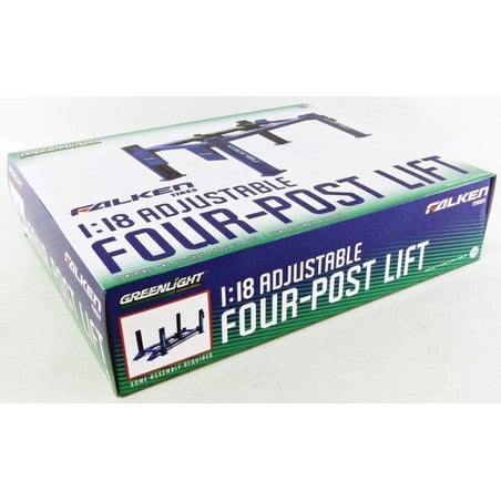 1:18 Adjustable Four Post Lift Falken Tires Logo