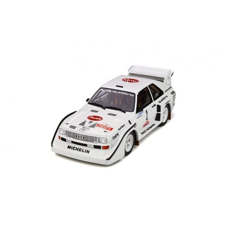 1/18 Audi Sport quattro S1 Olympus Rally 1985  No.1 Driver: H. Mikkola