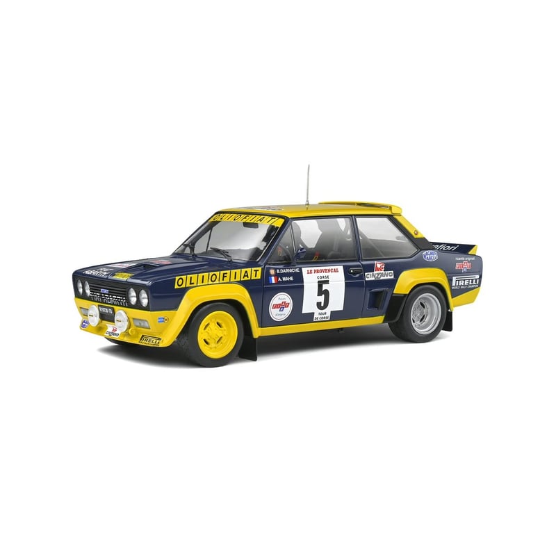 Solido 1/18 Fiat 131 Abarth Tour de Corse 1977 No. 5 B.Darniche/A.Mahe