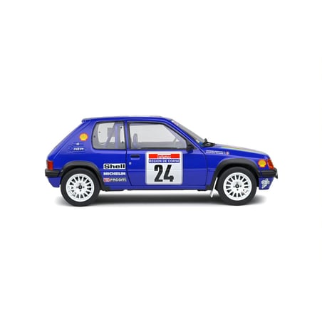 Solido 1/18 Peugeot 205 Rallye Gr.A No. 24 Tour de Corse 1990 R.Boursier/B.Frangin