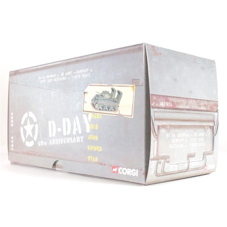 Corgi 1/50 M4 A3 Sherman US Army Company A 741ST Tank Battalion, D-Day Normandy, France, June 6th 1944