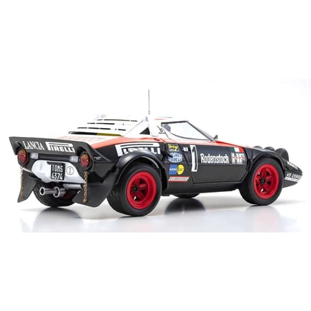 Kyosho 1/18 Lancia Stratos HF No.1 Winner Rallye Hunsrueck 1978, Night Version Walter Röhrl / Christian Geistdörfer