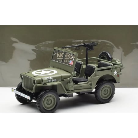 NOREV 1/18 Jeep Willys US Army D-Day Normady 1944
