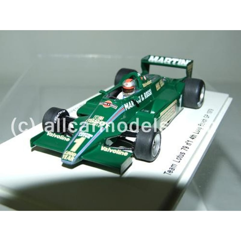1:43 Team Lotus 79 No.1 4th Long Beach GP- Driver: Mario Andretti- 1979 (Spark)