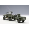1/18 Jeep Willys, 1943 U.S. Army with Trailer and Accessories