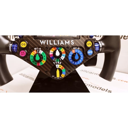Minichamps 1/1 Team Williams F1 FW46 Steering Wheel No.23 Alex Albon/Franco Colapinto/Logan Sargeant 2024