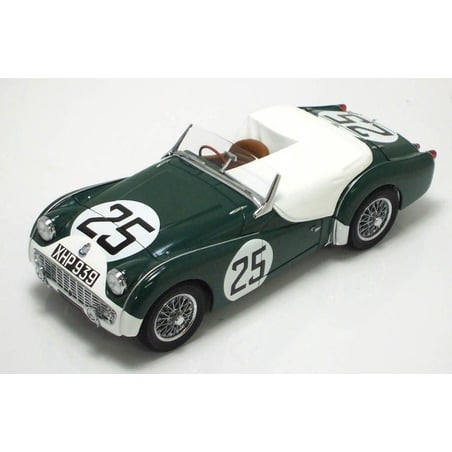 Kyosho 1/18 Triumph TR3S 1959 Le Mans No.25