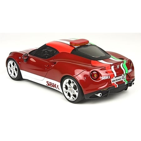 Top Marques 1/18 Alfa Romeo 4C (SBK)Super Bike Safety Car 2014