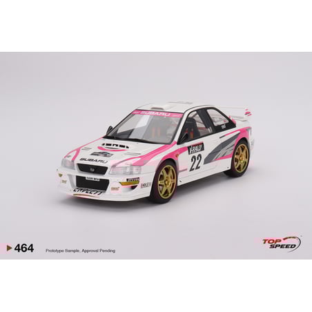 Top Speed 1/18 Subaru Impreza S5 WRC '98, No.22, Tour de Corse,Rallye de France, 1999, Arai Toshi / Freeman Roger