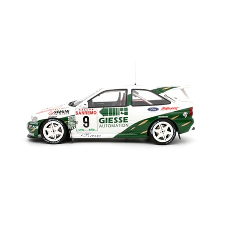 Otto Mobile 1/18  Ford Escort RS Cosworth Gr.A Team Giesse No.9 4th Rally San Remo1994  Bruno Thiry / Stephane Prevot